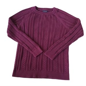 Land's End Cable Knit Sweater Size 10 - 12